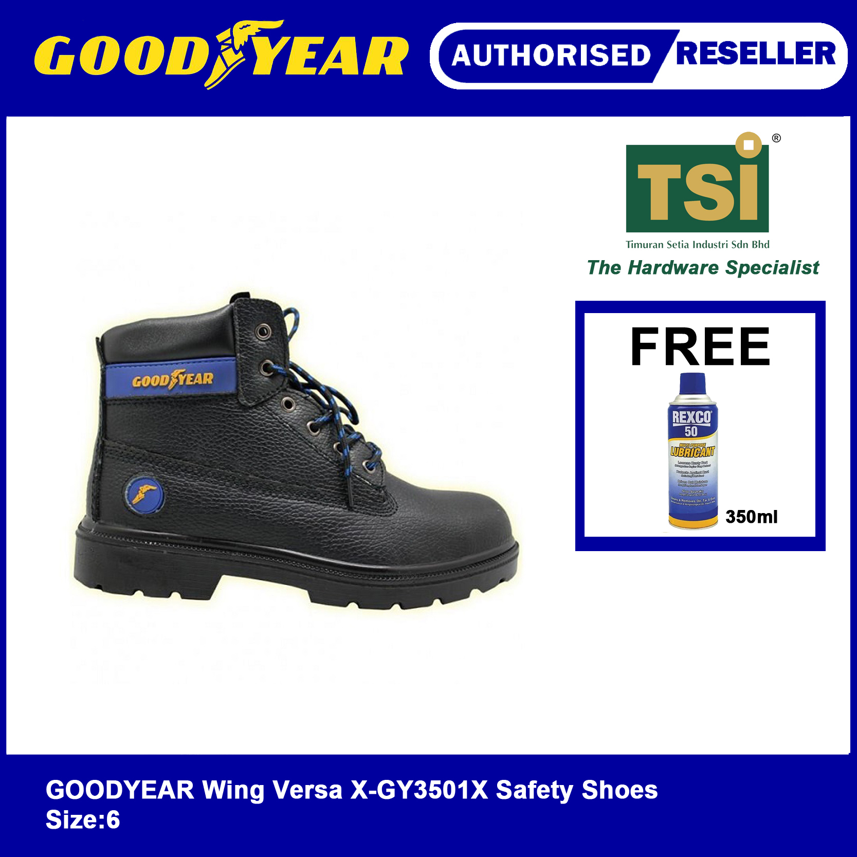 GOODYEAR Wing Versa XGY3501X Safety Shoes UK Size6